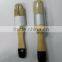 Round Chalk/ Wax And Stencil Brushes/100% Natural Bristles/Lightweight And Rust Resistant