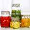Glass juice jar glass food jar glass fruit jar glass honey jar