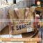 Washable Kraft paper tote bag / shoulder bag, real leather washable Kraft paper backpack