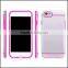 TPU transparent soft phone case, colorful bumper back cover for iPhone6