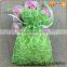 sheer organza mesh flower bag for cut flowers