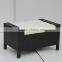 Modern Design Outdoor Rattan Footstool Patio Wicker Chair
