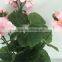 3 branches 4 flowers artificial begonia flowers