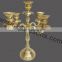 Wholesale gold plated candelabras centerpieces