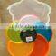 5 compartments Plastic snack box dessert plate food and candy storage box