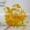 artificial gingko leaves with beautiful yellow color for indoor decoration