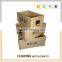 Multifunctional wooden storage basket in the kitchen for vegetable storage