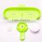 Vacuum suction cup kitchen and bathroom plastic shelf/holder/soap frame