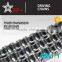 Simplex duplex triplex alloy steel short pitch precision roller chains (A series)
