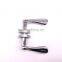 2017 pop European security stainless steel glass panel hotel keyless door handle lock