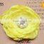 High quailty simulation satin flower for children's garment accessories