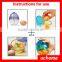 UCHOME Food grade plastic colorful pink egg shaped egg shaker