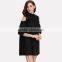 Ladies New Fashion Skirt Dress Pleated Lantern Elegant Skater Dress