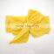 Black gingham bow knot headband for baby hair accessories cute design