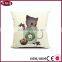 customized animal photo throw pillow cover