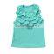 2017 Summer Baby Girls Multicolor Vest Solid Color Clothes Cotton Flutter Sleeveless Tank Tops