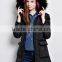 Professional Supplier Wholesale Duck Down Jacket Women Classic Style Long Black Down Jacket for