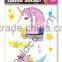 mini Glitter Temporary Tattoo safe non toxic multi color child tattoos