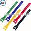 Adjustable Hook and Loop Strap Colorful Back to Back Customizable Self-gripping Hook and Loop Self Lock Cable Tie Fastener