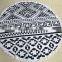 100 cotton customized printed beach towels Tessels round beach towels