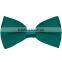 12 colors available custom high quality solid color satin bow tie