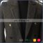 2017 new men DB wool long coat with yarn dyed