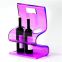 2017 New Design Kitchen Cabinet Acrylic Minimalist Wine Display Racks For 3 Bottle