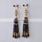 Lovely Beaded tassel acid fringe drops earring