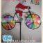 Bicycle Windmill toys garden decorations yard pinwheels windmill Christmas decorations