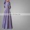 2017 High Quality Evening Party Clothing Purple Muslim Abaya Elegant Maxi Dress Dubai Arab Popular Applique Islamic Design
