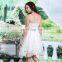 Beautiful wear hot fashion knee length formal evening dress