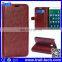 Crystal Grain Pattern Wallet Style Magnetic Flip Stand PC+PU Leather Case for Meizu MX4