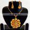 Ethnic Meenakari Pendant Set - Wholesale Gold Plated Oversize Pendant Set - Antique Designer Pendant Set - one Gram Gold Jewelry