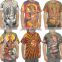Unisex Hindu God Deity Ganesha Shiva Krishna Om sarswati maa DIVINE Psychedelic Hippie Dj T - Shirt shirt M / L / Xl