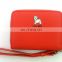 small coin purse leather zip pouch, leather pouch, mini wallet zipper