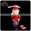 gifts 2015 inflatable christmas decoration Shenzhen wholesale market Santa Claus flashing spinning wand
