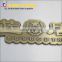 Custom metal aluminum nameplate brushed embossed logo badge emblem