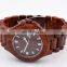 Hot sale  japanese movement mens watch wood bamboo watch