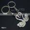 stainless steel wire rope mesh net zinc alloy keychain