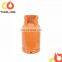 West Africa orange color refillable compressed lpg gas bottles