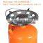 JG Africa Mini Portable Camping Gas Stove,85mm Cast Iron Burner with Brass Handle