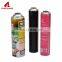 Customized necked-in empty aerosol spray paint can