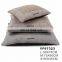 Factory Wholesale Coarse Relax Comfortable Round Linen Dog Bed