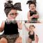 3Pcs Newborn Infant Baby Girl Clothes Sets baby summer Romper Top Leopard Shorts Headband Outfit baby Summer Clothes