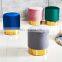 Reatai lounge furniture velvet ottoman pouf stool pouffe ottoman footstool factory custom