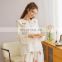 Chinese suppliers for women cotton autumn lace pajama