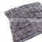 New style technology dark grey jacquard knitted woven decorative cushion cover