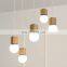 Zhongshan Factory vintage wooden lighting creative modern led chandelier