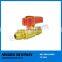 5/8 inch brass gas ball valve Flare x Flare with aluminum handle