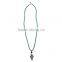 China mala beads knotted druzy necklace, tassel beads necklace